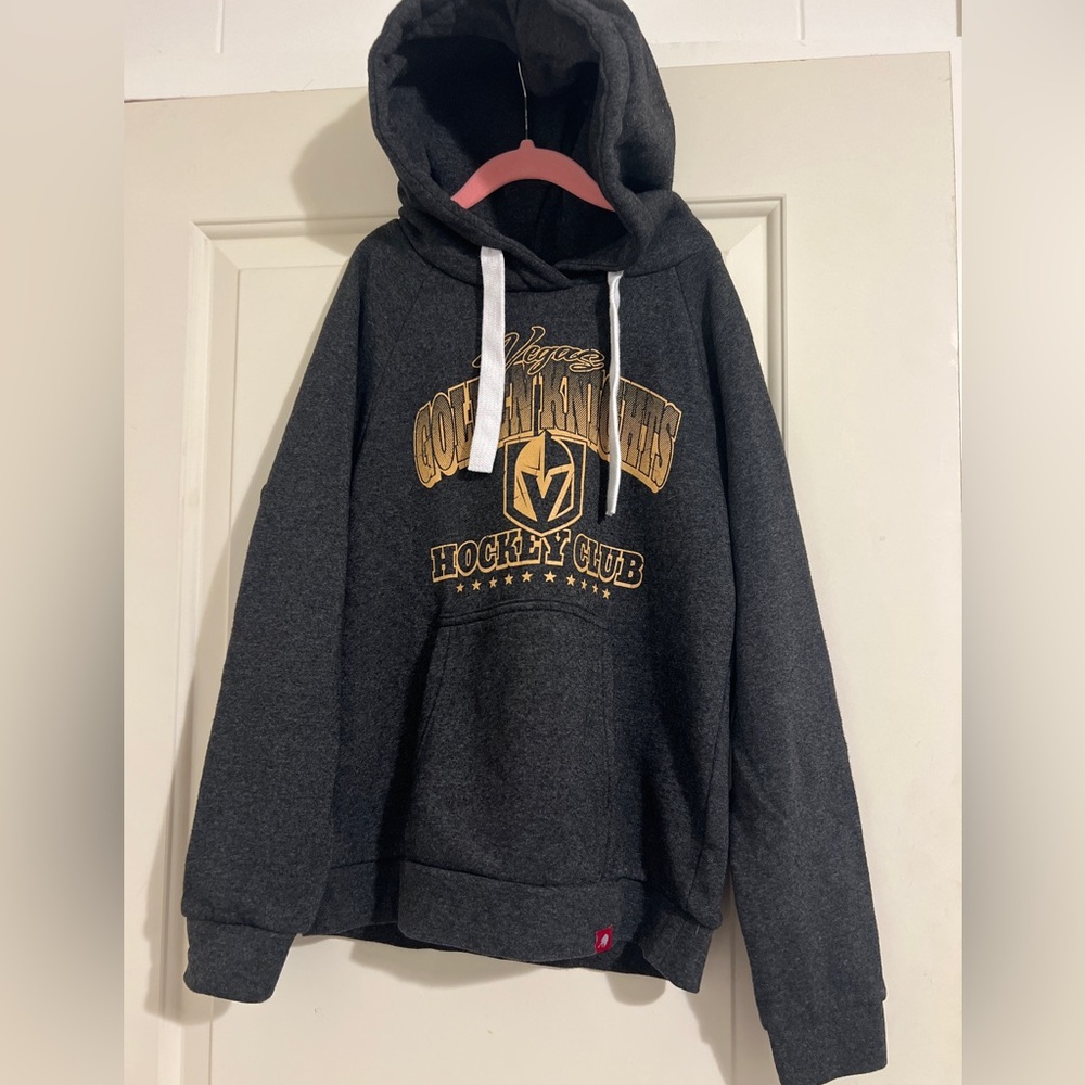 Vegas Golden‎ Knights Hockey Sweater Hoody Sweatshirt Kids Gray Sportiqe Warm